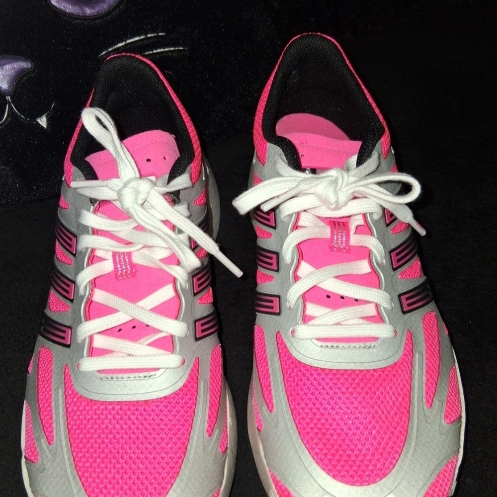 Size 10 - Adidas Women's Adizero Aruku Lucid Pink, Silver & Black Running Shoes